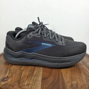 Brooks Ghost Max 2 Cockatoo Mens Black Blue Size 11.5 Running Shoes 1104311D081